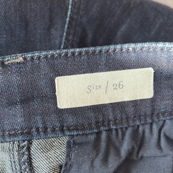 Anthropologie Pilcro Flare Jeans Dark Rinse Mid Rise Full Length - Picture 9 of 9